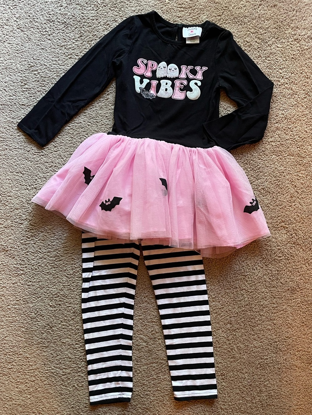 Spooky Vibes Pink Tutu Set